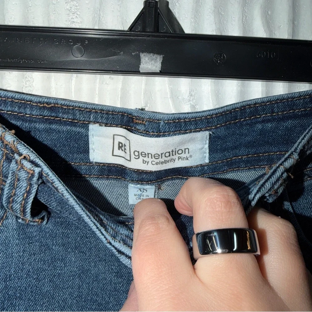 Y2K REGeneration Denim Mini Skirt Stretch Size XS